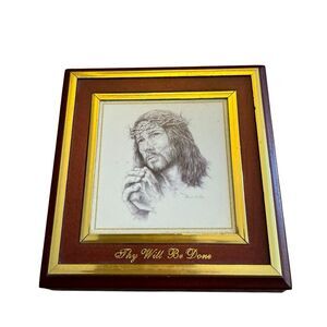 Ardleigh Elliott Music Box "thy‎ Will Be Done” Crown of Thorns 2005 A1122 Jesus